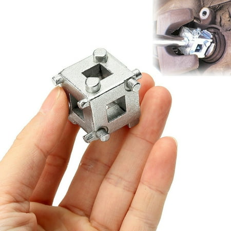 Xbes 3//8 Drive Disc Brake Piston Remover Tool Wind Back Caliper Removal Cube Tool